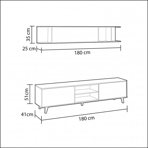 Mueble de Salón ZAIKEN PLUS  Mobelcenter