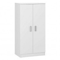 Mueble zapatero armario zapatero auxiliar 2 puertas color Blanco, Basic  Wide