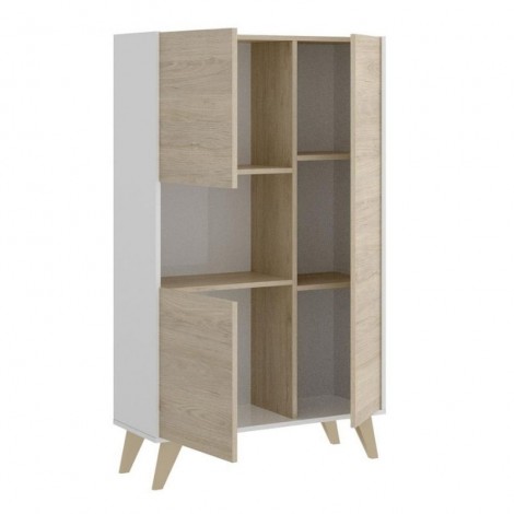 Mueble Aparador Blanco y Natural Ness Plus Mobelcenter