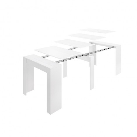 Mesa comedor consola extensible blanca  Mobelcenter