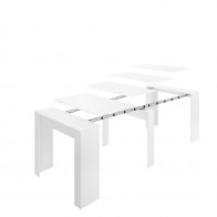 Mesa comedor consola extensible blanca  Mobelcenter