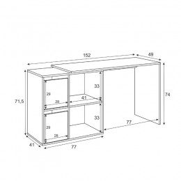 Mueble Mesa escritorio Adapta 