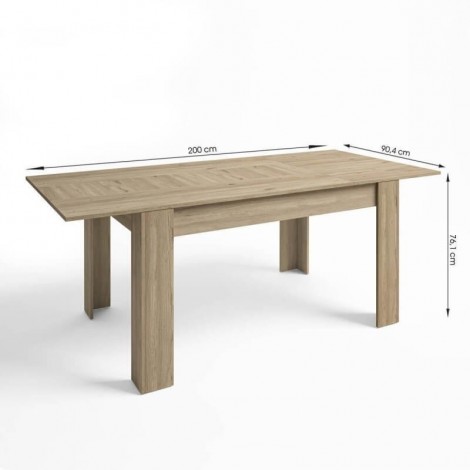 Mesa de Comedor Extensible Bass Mobelcenter